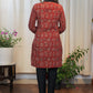 Elegant Cotton Ajrakh Combination Tunic