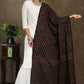 Exclusive Black cotton Ajrakh dupatta