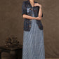 Exclusive Ajrakh Block Printed Shirt Jacket With Applique Work with inner