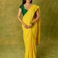 Festive dark green cap sleeve blouse with rich Banarasi combination