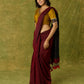 Mustard Banarasi combination blouse with a touch of tradition