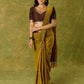 Beautiful coffee brown cotton silk festive blouse