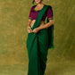 Stylish purple khun blouse blending rich culture with modern flair.