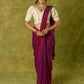 Elegant off white cotton silk blouse.