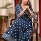 Beautifully Designed Trendy Indigo evening gown
