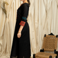 A-Line Cotton Handloom Kurta with Ajrakh and Ikat Combination Yoke
