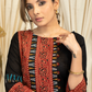 A-Line Cotton Handloom Kurta with Ajrakh and Ikat Combination Yoke