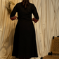 A  - line Ajrakh Combination Kurta in Animal Print