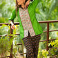 Exclusive hand painted madhubani cotton top & optional coordinated ikat pant