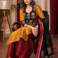 Straight Cut Cotton Silk Kurta with Exclusive hand embroidered Ajrakh Yoke & Chanderi Dupatta - 2 Piece