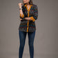 Multicolor Ikat cotton shirt top