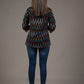 Multicolor Ikat cotton shirt top