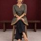 Timeless Grey Cotton Tunic — seated