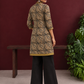Earthy Kalamkari Cotton Tunic — back view