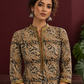 Earthy Kalamkari Cotton Tunic — fabric detail