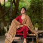 Radiant Red Cotton Kurta featuring Sweetheart Neckline & Pintucks Detailing