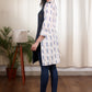 Exclusive Ikat & Ajrakh combination cotton tunic