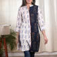 Exclusive Ikat & Ajrakh combination cotton tunic