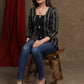 Smart Cotton Ikkat Combination Top