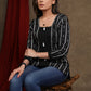 Smart Cotton Ikkat Combination Top