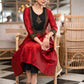 Beautiful A Line Maroon cotton Silk Kurta With Ajrakh Patchwork On Yoke -  Pant Optional