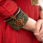 Beautiful A Line Maroon cotton Silk Kurta With Ajrakh Patchwork On Yoke -  Pant Optional