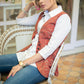 Maroon Ajrakh Printed Waist Coat