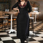 Elegant Black Cotton Silk Pant & Kurta With Red & Gold Embroidery On Neckline & Sleeves  -Dupatta Optional