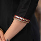 Elegant Black Cotton Silk Pant & Kurta With Red & Gold Embroidery On Neckline & Sleeves  -Dupatta Optional