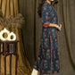 Exclusive Ajrakh Combination Straight Cut Kurta with Beautiful Stonework On Front and Sleeves - Pant Optional