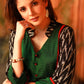 A-line Cotton Ikat Kurti with contrasting Khun yoke