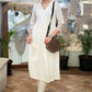 Exclusive White Cotton Kurta with Pintucks on Yoke & Beautiful Lace on Sleeves - Pant Optional