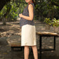 Trendy blue cotton ajrakh casual waistcoat with optional skirt