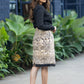 Exclusive Madhubani Skirt Black Cotton Shirt Optional