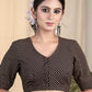 Classy Cotton Ajrakh Striped Blouse
