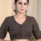 Classy Cotton Ajrakh Striped Blouse