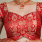 Exclusive Red Banarasi Blouse