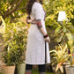 Trendy Pure Cotton Ajrakh Yoke Kurta Pant Set - Dupatta Optional