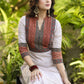 Trendy Pure Cotton Ajrakh Yoke Kurta Pant Set - Dupatta Optional