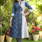 Elegant Pure Cotton Ajrakh Combination Kurta - Pant Optional
