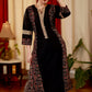 Straight cut Cotton Ajrakh Kurta with Contrast Ajrakh Neck Line