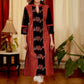 A  - line Cotton Ajrakh Kurta with Contrast Ajrakh panel