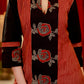 A  - line Cotton Ajrakh Kurta with Contrast Ajrakh panel