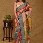 Exclusive Tussar Silk Saree with Kalamkari Painting