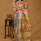 Exclusive Tussar Silk Saree with Kalamkari Painting