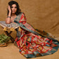 Exclusive Tussar Silk Saree with Kalamkari Painting
