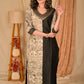 Exclusive Black Cotton Silk and Madhubani Print Combination Kurta with Hand Embroidery on Neckline and Sleeves - Pant Optional