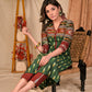 Trendy Emerald Green Combination Cotton Ikat Kurta with Embroidered Collars and Sleeves - Pant Optional