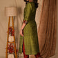 Exclusive Pure Cotton Straight Cut Kurta with Hand painted Madhubani Embroidered Applique - Pant Optional