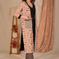 Classy Beige cotton Ajrakh Jacket with Black Inner - Pant Optional